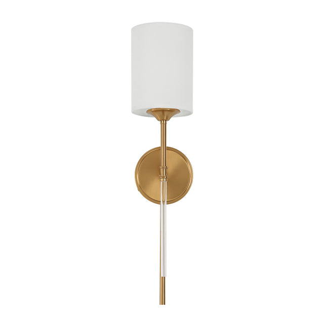 Modern European furniture - White Silken Shade Wall Lamp - www.oroa.com