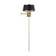 Modern European furniture - Black Leather Look Wall Lamp - www.oroa.com