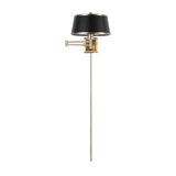 Modern European furniture - Black Leather Look Wall Lamp - www.oroa.com