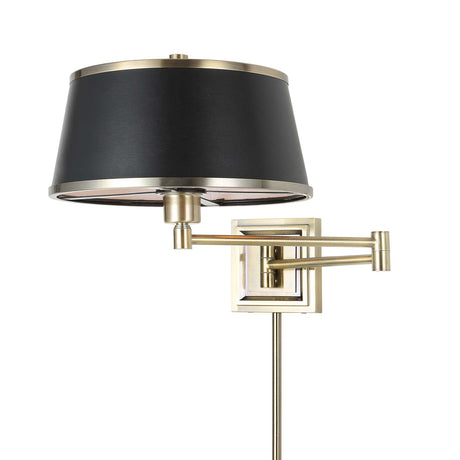 Modern European furniture - Black Leather Look Wall Lamp - www.oroa.com