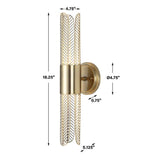 Brass Cutout LED Wall Lamp | Uttermost Cret - www.oroa.com