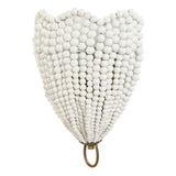 Modern European furniture - White Wooden Beads Wall Lamp - www.oroa.com