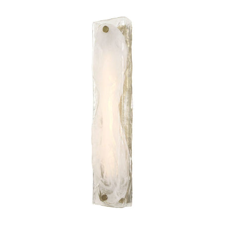 White Swirl Glass Wall Lamp | Uttermost Taffy - www.oroa.com