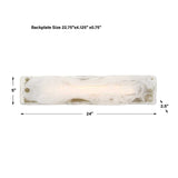 White Swirl Glass Wall Lamp | Uttermost Taffy - www.oroa.com