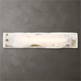 White Swirl Glass Wall Lamp | Uttermost Taffy - www.oroa.com