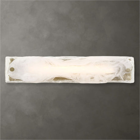 White Swirl Glass Wall Lamp | Uttermost Taffy - www.oroa.com