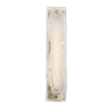 White Swirl Glass Wall Lamp | Uttermost Taffy - www.oroa.com