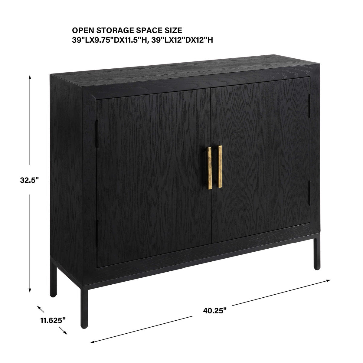 Modern European furniture - 2-Door Oak Veneer Cabinet - www.oroa.com