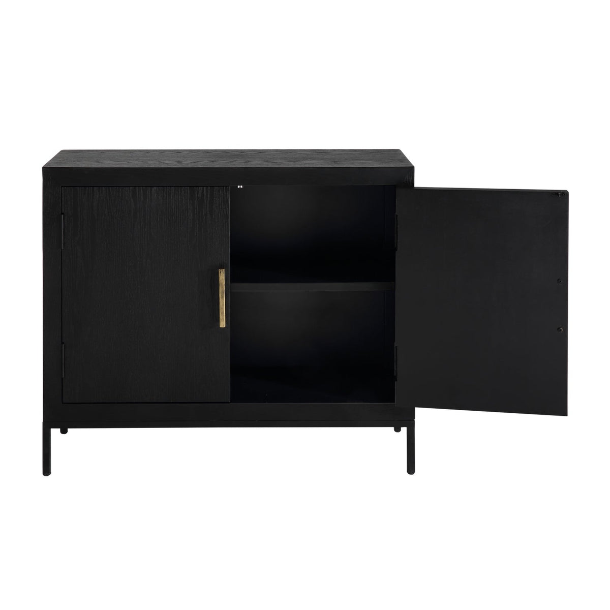 Modern European furniture - 2-Door Oak Veneer Cabinet - www.oroa.com