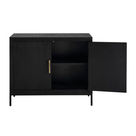 Modern European furniture - 2-Door Oak Veneer Cabinet - www.oroa.com
