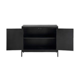 Modern European furniture - 2-Door Oak Veneer Cabinet - www.oroa.com