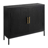 Modern European furniture - 2-Door Oak Veneer Cabinet - www.oroa.com