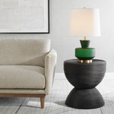 Modern European furniture - Rattan Hourglass Side Table - www.oroa.com
