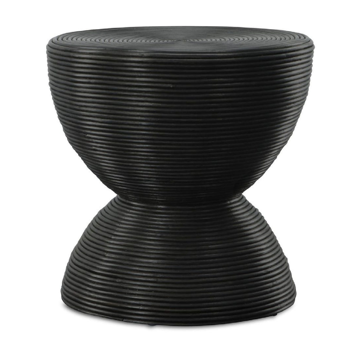 Modern European furniture - Rattan Hourglass Side Table - www.oroa.com
