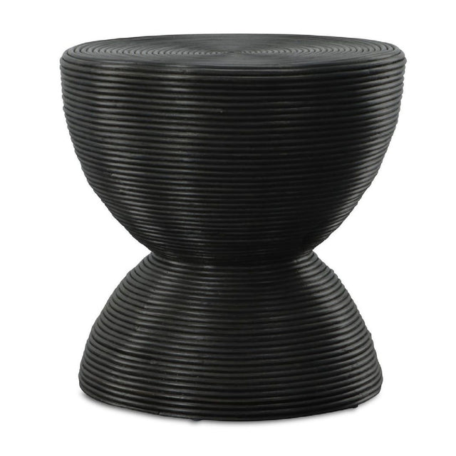 Modern European furniture - Rattan Hourglass Side Table - www.oroa.com