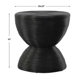 Modern European furniture - Rattan Hourglass Side Table - www.oroa.com