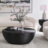 Black Rattan Coffee Table by Uttermost Bongo, alternate view 2