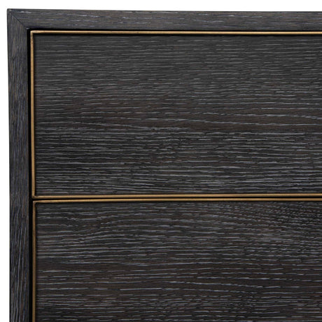 Dark Oak 4-Drawer Chest by Uttermost Besos, alternate view 7