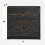 Dark Oak 4-Drawer Chest by Uttermost Besos, alternate view 9