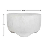 Modern European furniture - Carved Suar Wood Coffee Table - www.oroa.com