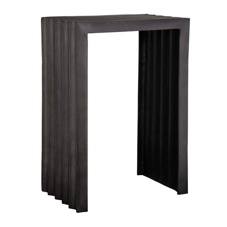 Modern European furniture - Antique Nickel Indoor/Outdoor Accent Table - www.oroa.com