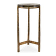 Modern European furniture - Round Glass Indoor/Outdoor Accent Table - www.oroa.com