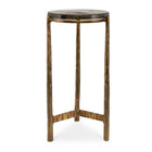 Modern European furniture - Round Glass Indoor/Outdoor Accent Table - www.oroa.com