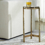 Modern European furniture - Round Glass Indoor/Outdoor Accent Table - www.oroa.com