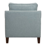 Blue Nail Trimmed Accent Chair by Uttermost Charlotta, alternate view 6