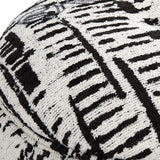 Black Patterned Storage Ottoman by Uttermost Dialogue, alternate view 5