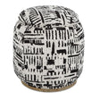 Black Patterned Storage Ottoman by Uttermost Dialogue