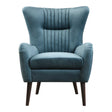 Blue Velvet Tufted Accent Chair by Uttermost Dax