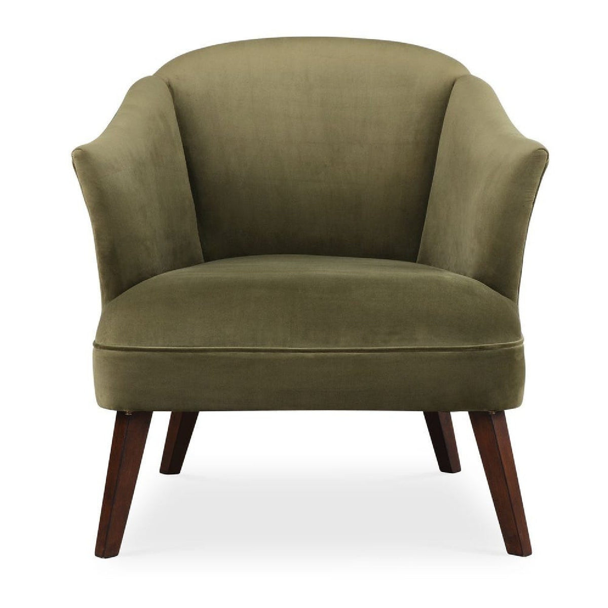 Green Velvet Welted Accent Chair by Uttermost Conroy, alternate view 3