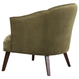 Green Velvet Welted Accent Chair by Uttermost Conroy, alternate view 4