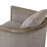 Brown Chenille Accent Tub Chair by Uttermost Viaggio, alternate view 7