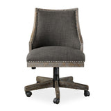 Gray Linen Desk Chair by Uttermost Aidrian