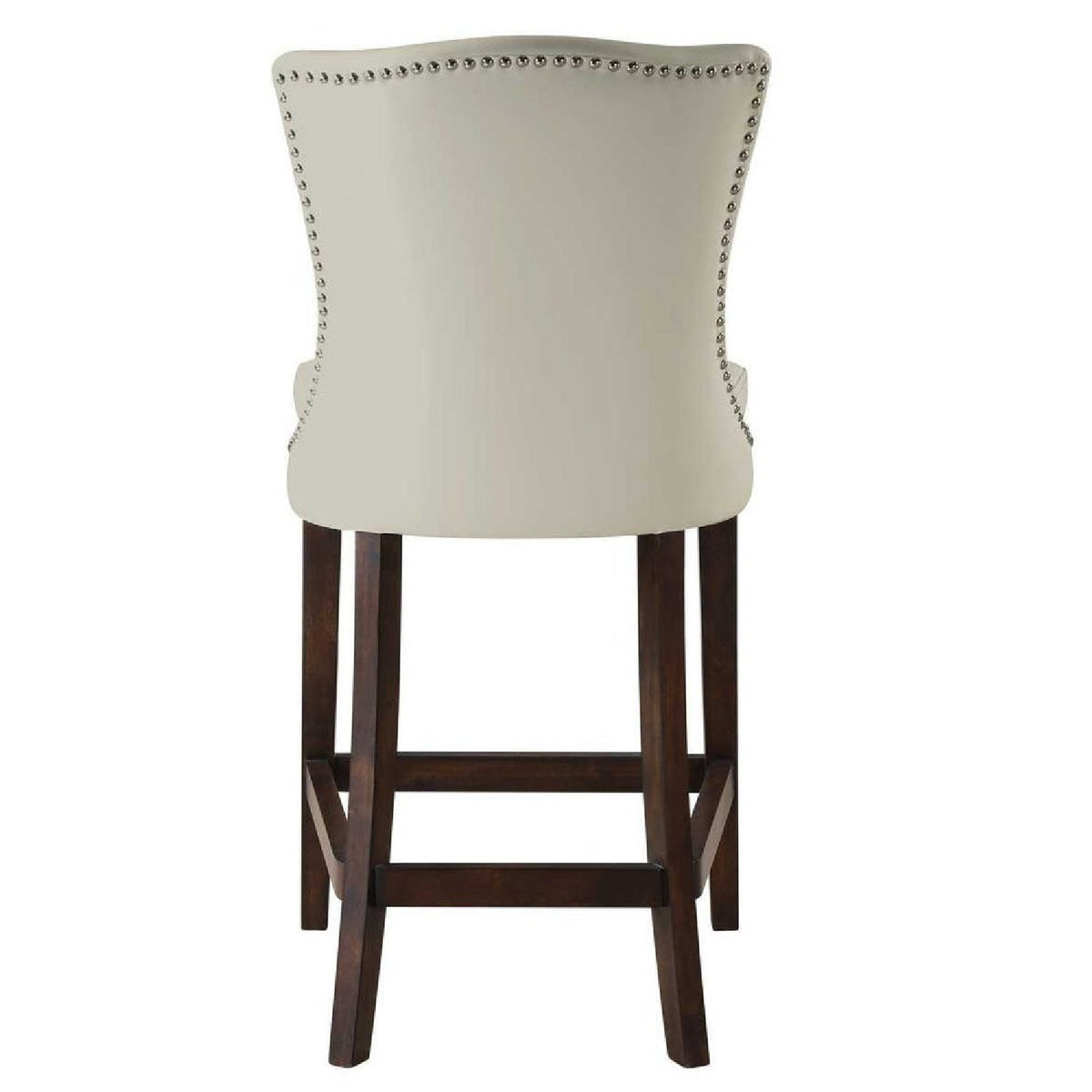 White Leather Inspired Counter Stool by Uttermost Dariela, alternate view 5