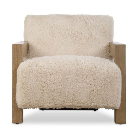 Cream Sheepskin Accent Chair by Uttermost Jackson