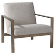 Beige Woven Fabric Accent Chair by Uttermost Wills