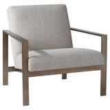 Beige Woven Fabric Accent Chair by Uttermost Wills