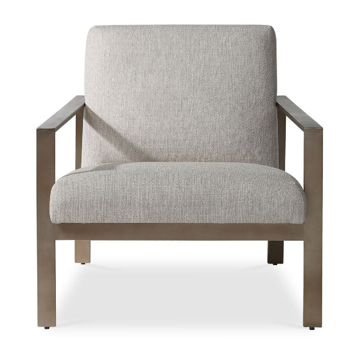 Beige Woven Fabric Accent Chair by Uttermost Wills, alternate view 3