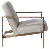 Beige Woven Fabric Accent Chair by Uttermost Wills, alternate view 4