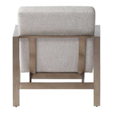 Beige Woven Fabric Accent Chair by Uttermost Wills, alternate view 5