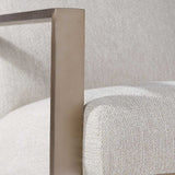 Beige Woven Fabric Accent Chair by Uttermost Wills, alternate view 6