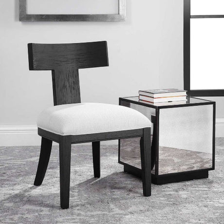 Modern European furniture - T-Shaped Wooden Dining Chair - www.oroa.com