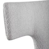 White Fabric Mid-Century Accent Chairs (2) by Uttermost Klismos, alternate view 5