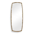 White Tufted Shearling Bench by Uttermost Olivier