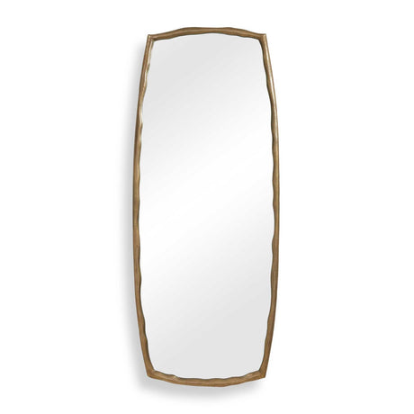 White Tufted Shearling Bench by Uttermost Olivier