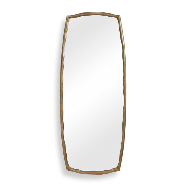 White Tufted Shearling Bench by Uttermost Olivier