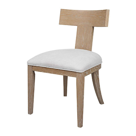 Modern European furniture - T-Shaped Wooden Dining Chair - www.oroa.com